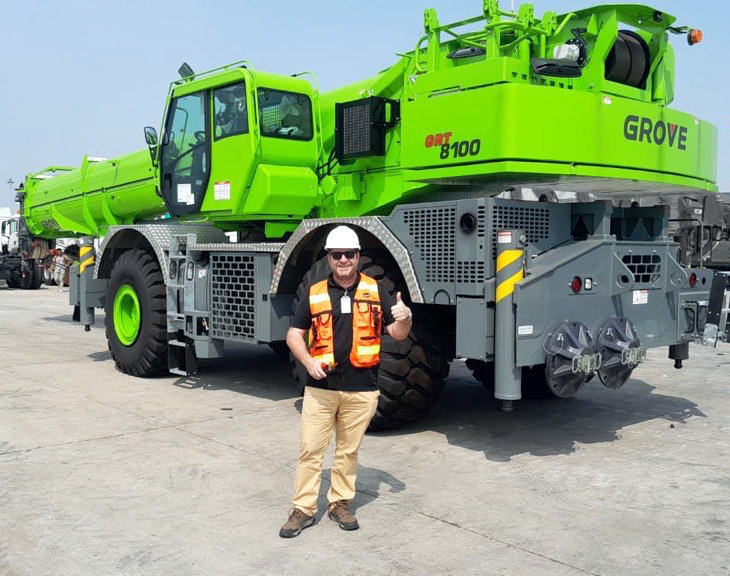 Manitowoc Indonesian dealer PT Vector Utama adds Grove GRT8100 rough-terrain crane